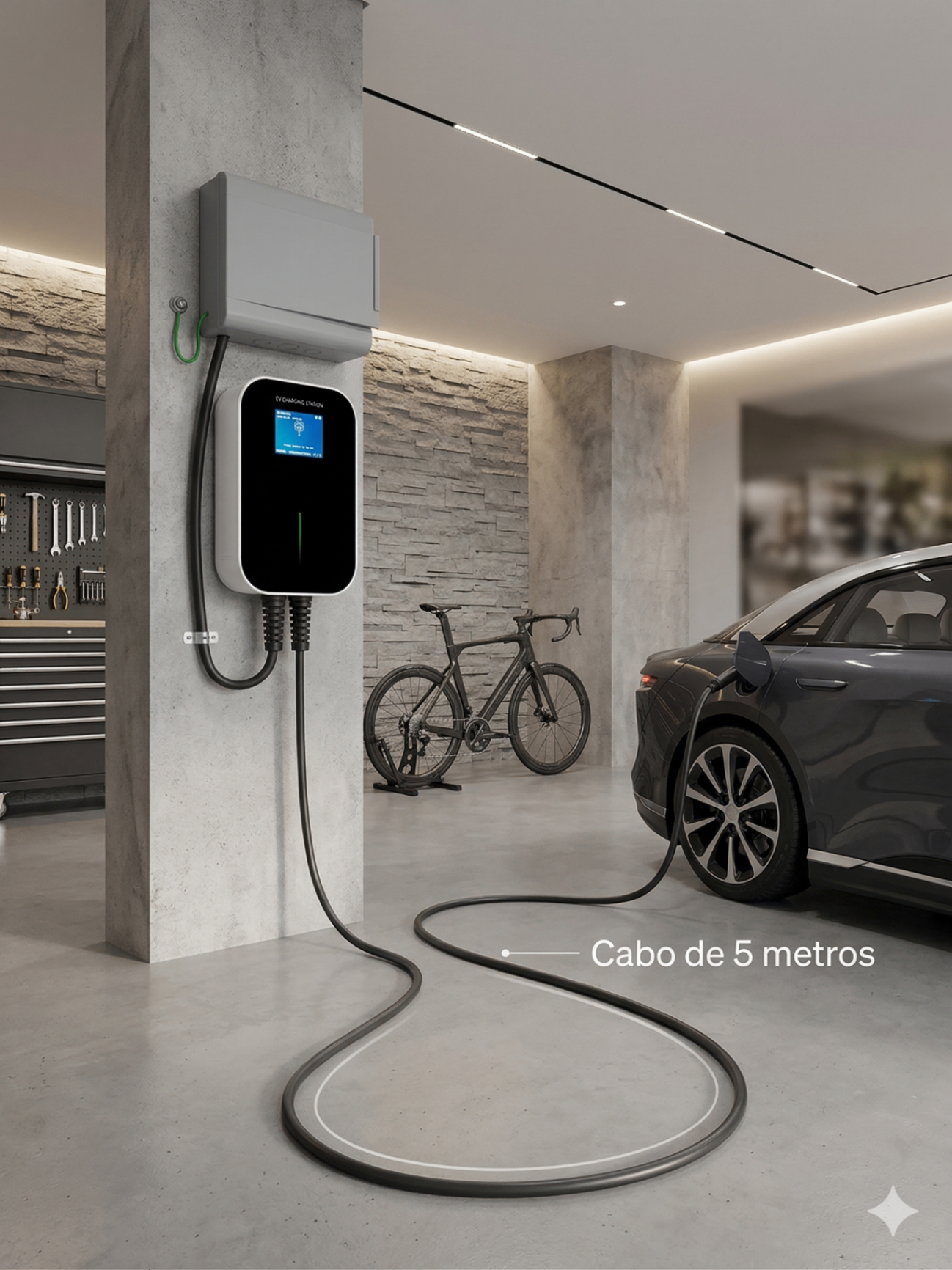Wall Box BS20 22 kW | Carregador Veicular Elétrico | DRAWBACK
